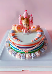 Princess agar agar cake